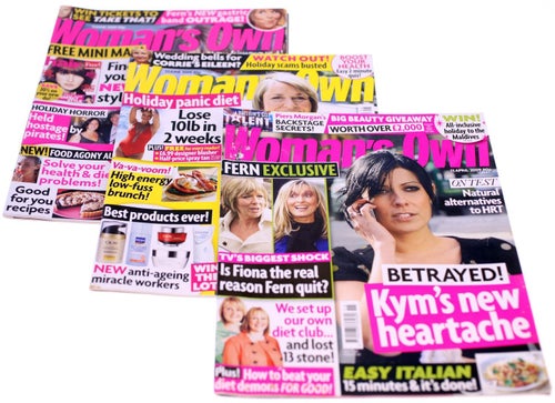 Woman's Own Magazine-3 issues included-April/June 2009-NEW-Weight 452g-FREE POST