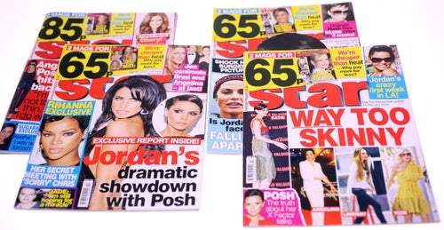 Star Magazine-4 magazines included-2009 issues-NEW-Weight 914g-FREE postage