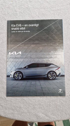 Modellbroschyr , broschyr KIA EV6 , Ceed sportswagon 2021 .