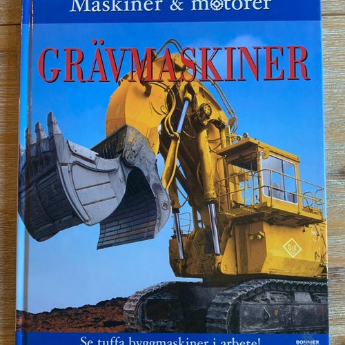 Maskiner & motorer Grävmaskiner från Bonnier Carlsen