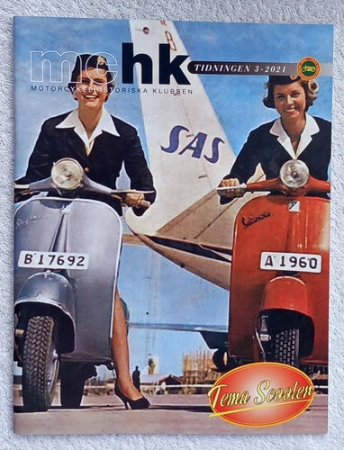 MCHK-tidningen nr 3/2021 (Motorcykelhistoriska klubben)