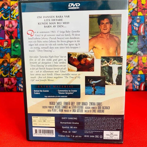 Dirty dancing DVD film 1987 romantik drama PAL