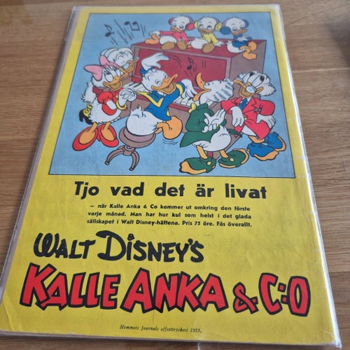 Farbror joakim och den tokigt professorn Nr 10 1955