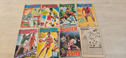 Buster Nr 20, 21, 22, 23, 24, 25, 26 1976, Nr 1 1975-1976