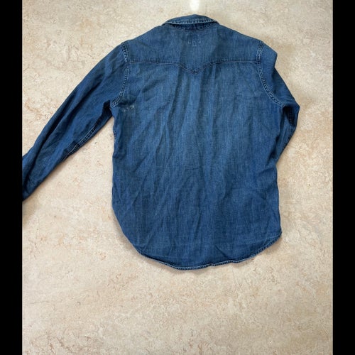 Levi's blå jeansskjorta, storlek M