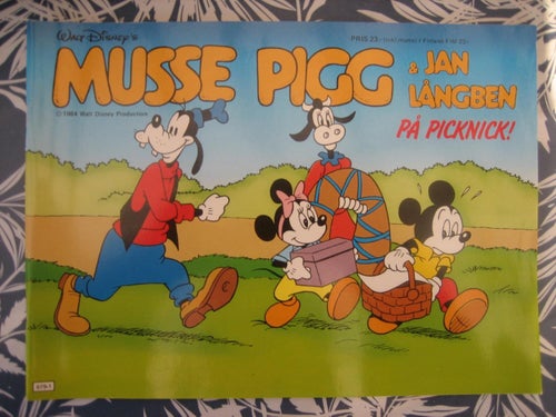 Walt Disneys - Musse Pigg & Jan Långben  På Picknick!  1985  (Julalbum)