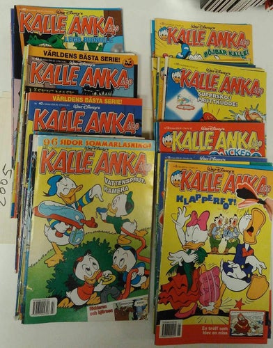 Samling Walt Disney's Kalle Anka & Co 2005 flera nummer 37 styck