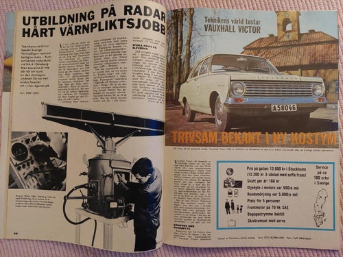 Teknikens värld nr.11 1965 Vauxhall Victor