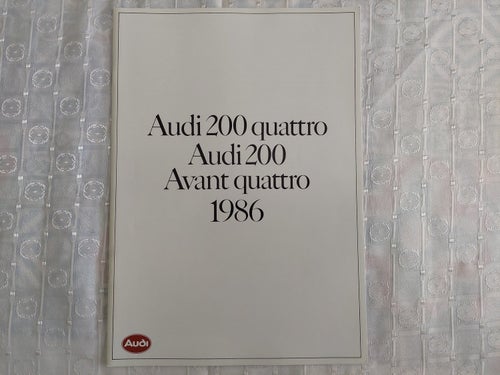 Audi 200 1986