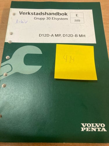 Verkstadshandbok Grupp 30 Elsystem D12D-A MP, D12D-B MH