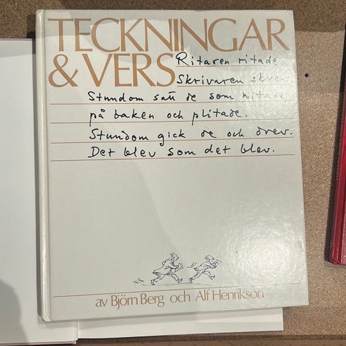 Teckningar & Vers av Björn Berg och Alf Henrikson, 1976