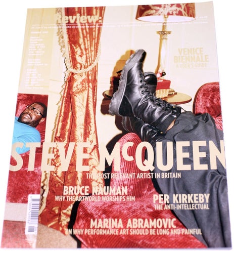 Art Review magazine-Summer 2009-Issue No. 33-Steve McQueen front cover-NEW-608g