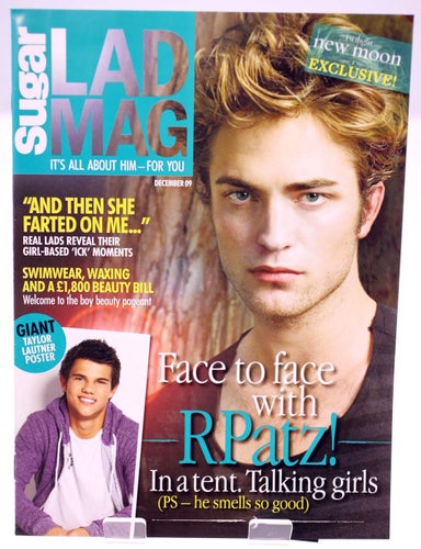 Sugar Lad Mag-December 2009-Robert Pattinson front cover-NEW-English edition