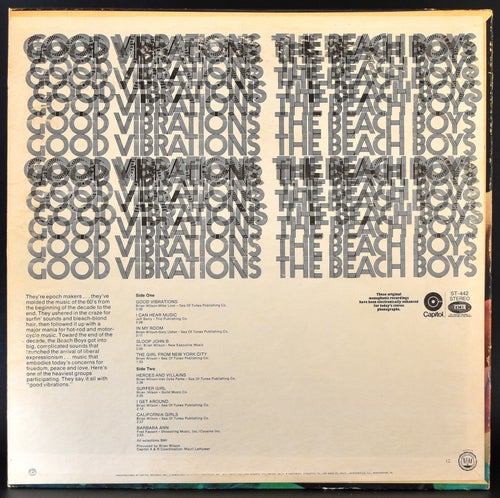 The Beach Boys - Good Vibrations - DK 1970 (ST-442) VG+/VG
