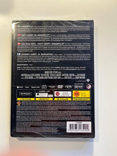 THE DEAD POOL / DÖDSSPELET. CLINT EASTWOOD COLLECTION 21. DVD INPLASTAD