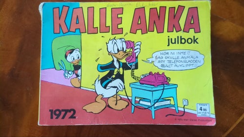Kalle Anka Julbok 1972