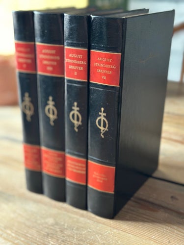 4x August Strindberg Skrifter II V VII XIII 1983 Albert Bonniers Förlag 2 5 7 13