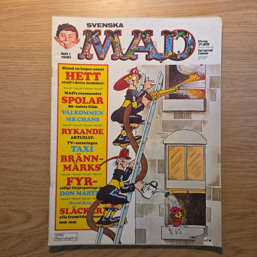 Svenska MAD NR 1 1981