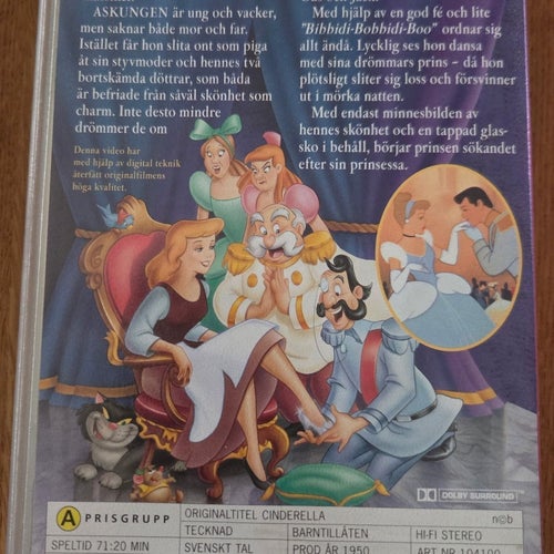 Askungen - Walt Disney Klassiker VHS