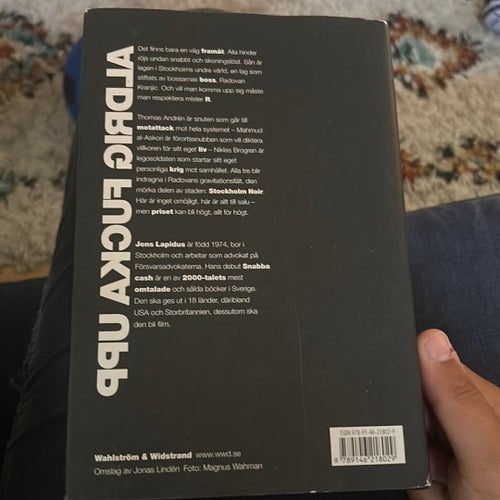 Aldrig Fucka Upp av Jens Lapidus, 2009