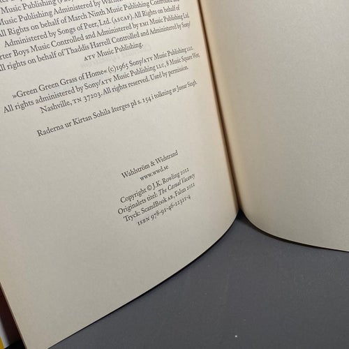 Den tomma stolen av J.K. Rowling