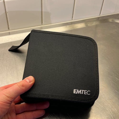 Blandade CD-skivor i EMTEC CD-fodral