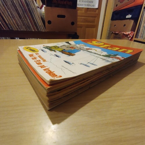 Samling 91:an 1972 flera nummer 11 styck
