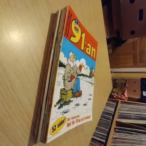 Samling 91:an 1972 flera nummer 11 styck