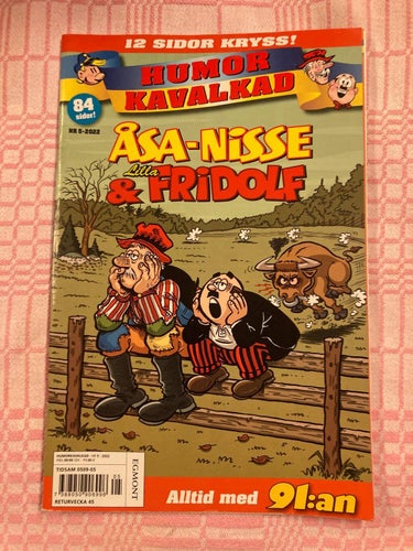 ÅSA NISSE & LILLA FRIDOLF - NR 5 - 2022 - 84 SIDOR MYCKET BRA SKICK - SAMFRAKTAR