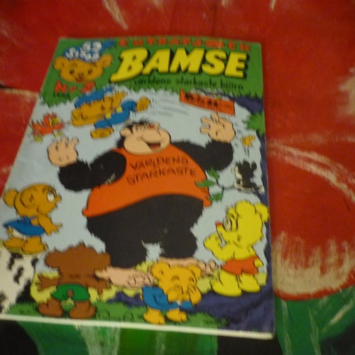 TIDNING, BAMSE, NR 2 - 1992, VÄRLDENS STARKASTE BJÖRN, EXTRATJOCK 52 SIDOR