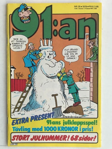 91:an - 1976: 25 FN-VF med julklappsspel