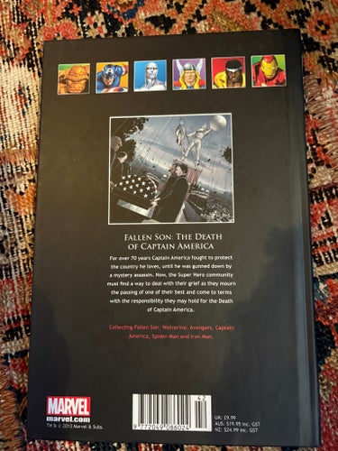 The Death of Captain America Marvel Ultimate Graphic Novels Collection