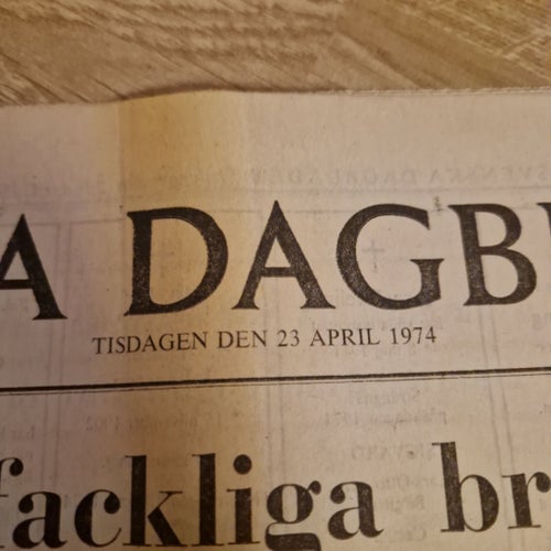 Svenska Dagbladet Tidning 1974