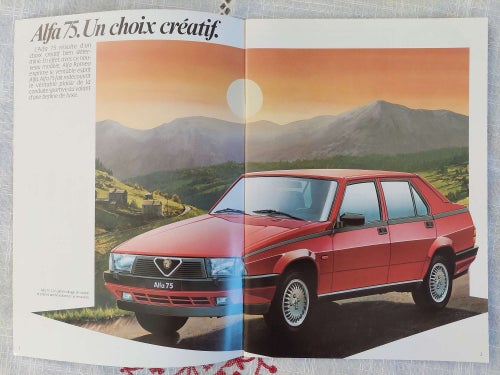 Alfa Romeo 75 1986 ? in french ..