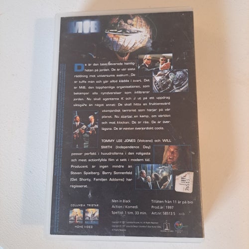 Men in Black VHS Köpfilm