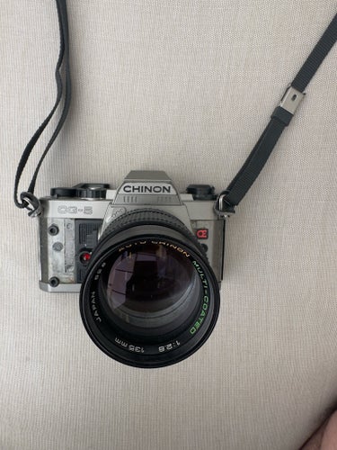 Chinon CG-5 35mm Filmkamera Kit - Gott skick