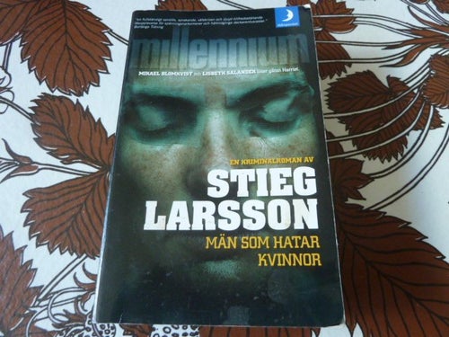 STIEG LARSSON, MÄN SOM HATAR KVINNOR, 2007, KRIMINALROMAN, BOK, POCKET