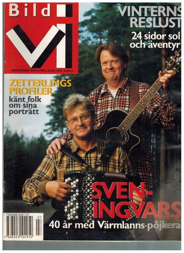 vi november 1995 Sven-Ingvars Leif Zetterling Elsa Agélii Anita Sjöberg