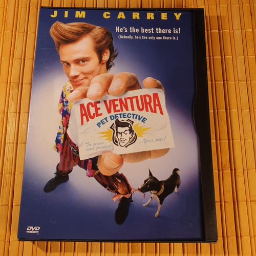 Ace Ventura: Pet Detective (1994) -Snapcase DVD- Jim Carrey - Svensk text VG