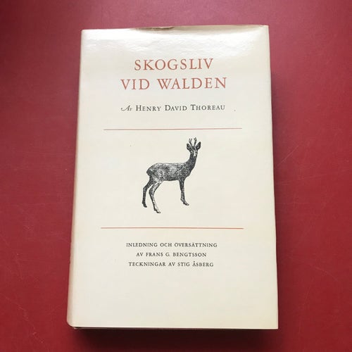 SKOGSLIV VID WALDEN av Henry David Thoreau 1979