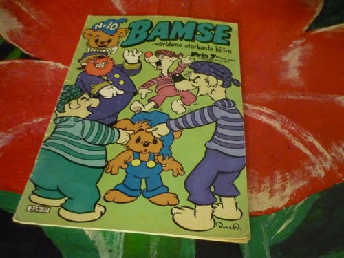 TIDNING, BAMSE, NR 10 - 1987, VÄRLDENS STARKASTE BJÖRN