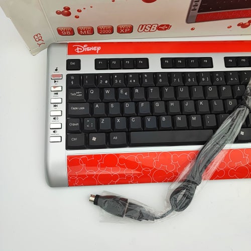 Disney Musse Pigg Multimedia Tangentbord USB/PS/2