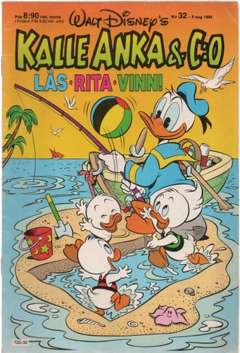 Kalle Anka & C:o Nr 32 1988