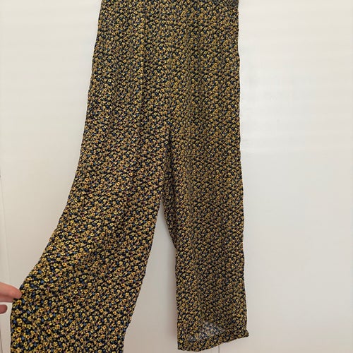 Jack Wills svart, gul, röd, blå jumpsuit, storlek 10 UK 10 US 6