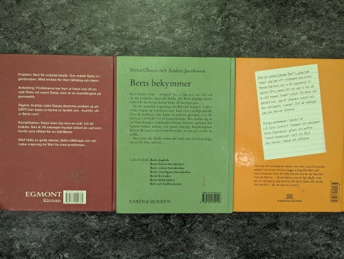 Samling Bert-böcker – Sören Olsson & Anders Jacobsson