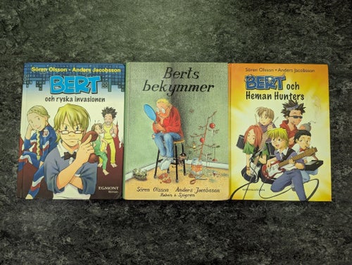 Samling Bert-böcker – Sören Olsson & Anders Jacobsson