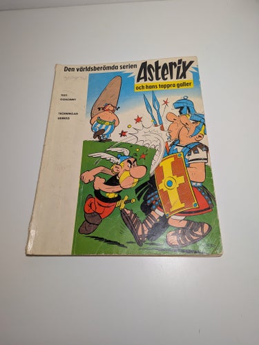 Asterix och hans tappra galler (Album nr 1) – Tidig 2:a upplaga (1970)
