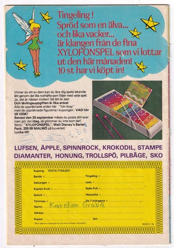 Walt Disney´s Serier 1976-9