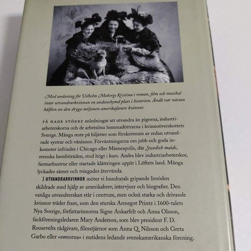 Utvandrarkvinnor : Svenska kvinnoöden i Amerika (inb) Utvandring Amerika