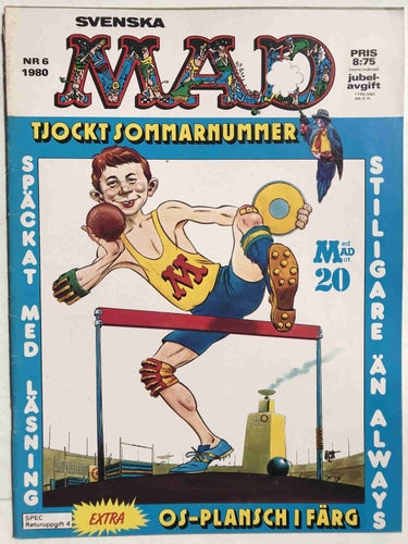MAD - 1980:6 FN-VF med OS-plansch